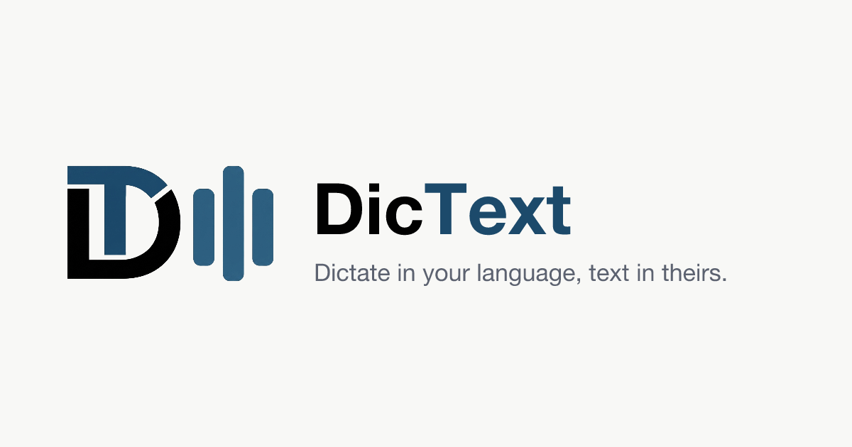 Saisie vocale multilingue avec DicText
